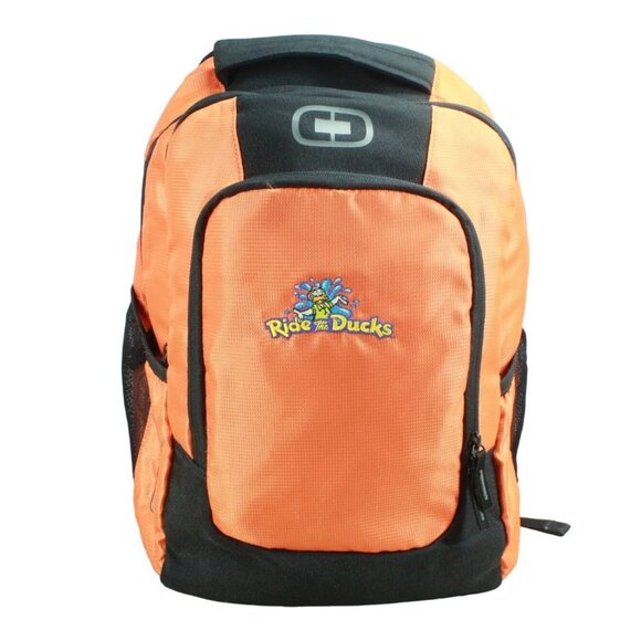 OGIO Logan Unisex Orange 840D Dobby Polyester Ergonomic Straps Laptop Backpack